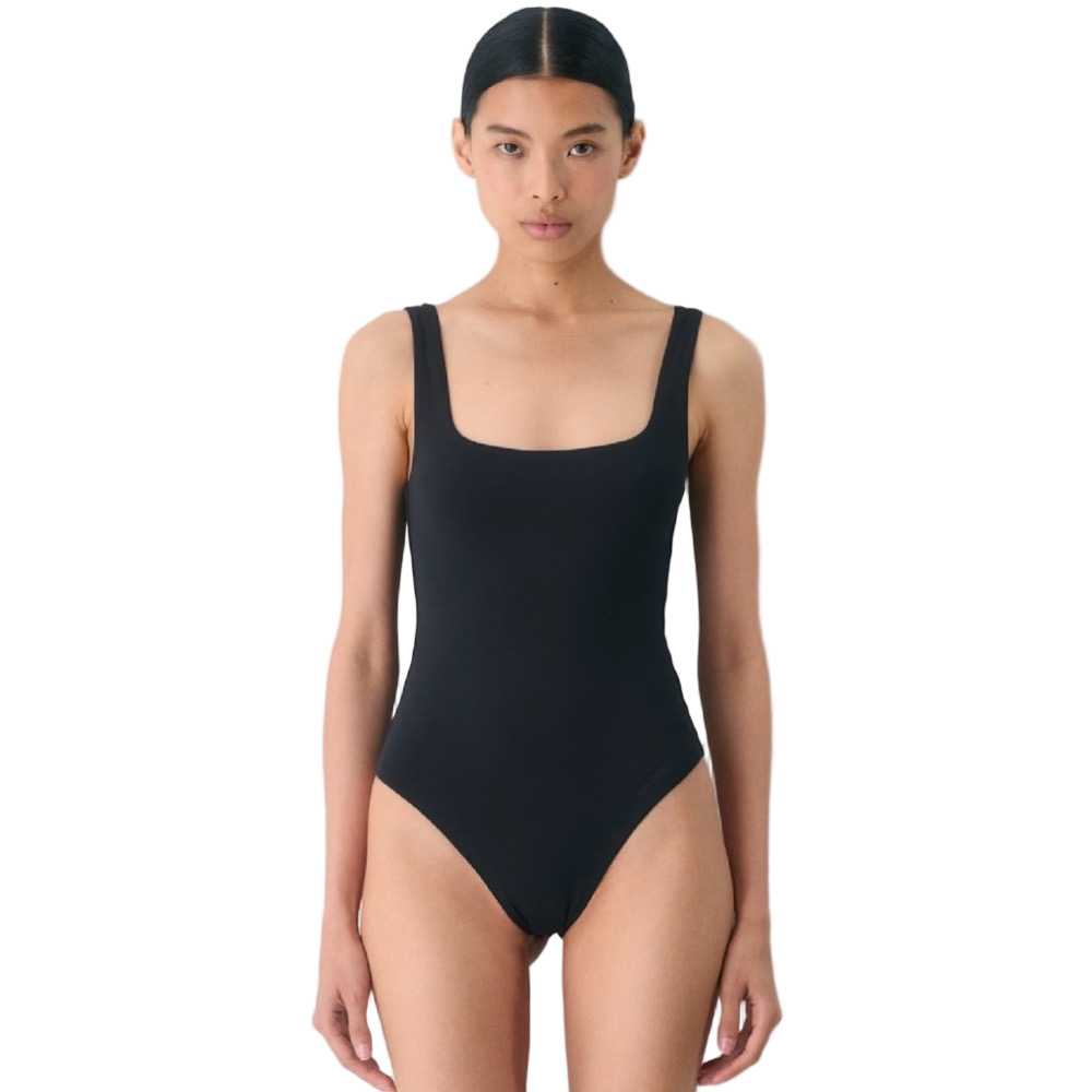 Babaton Black Sleeveless Bodysuit